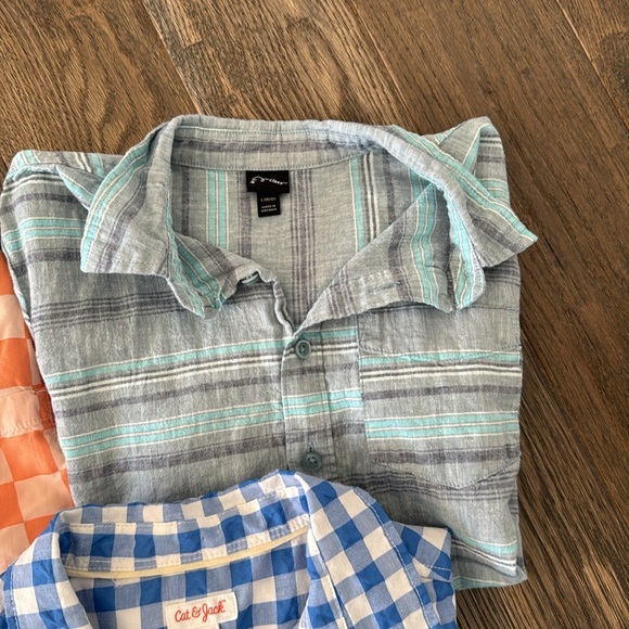 Boys collar short sleeve 5 shirt bundle - target cat & jack and art class - Picture 9 of 9